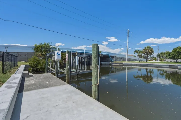 Large concrete dock