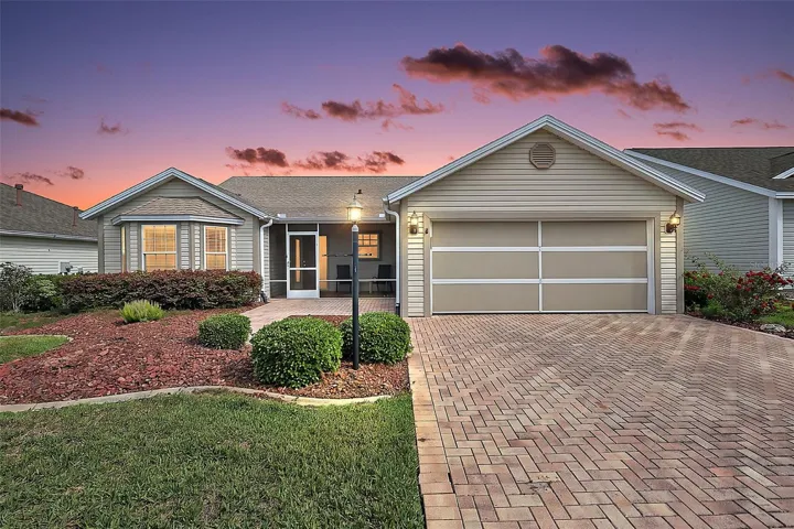 Twilight Front Elevation
