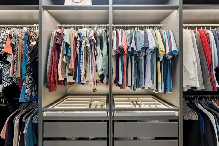Primary Bedroom Walk in Closet