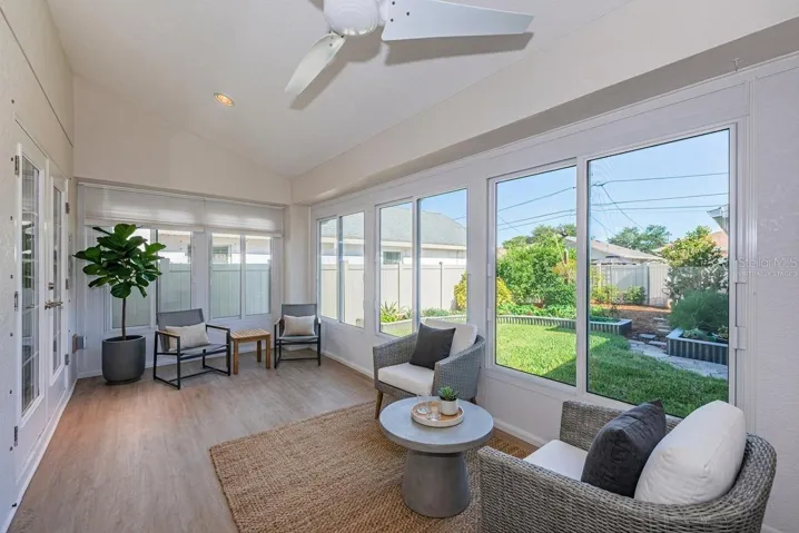 Sunroom/Florida room/flex space - virtually staged