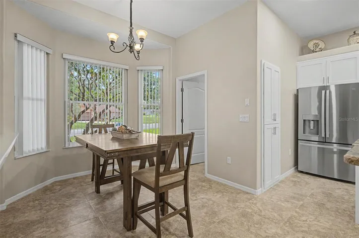 EAT-IN KITCHEN with beautiful bay windos