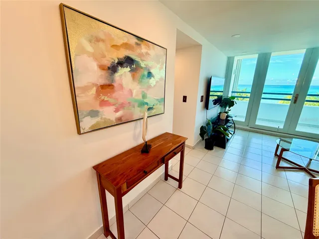inside the apartment