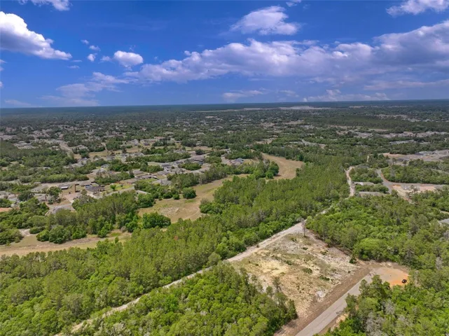 Overall view of subject property and surrounding area facing northwest