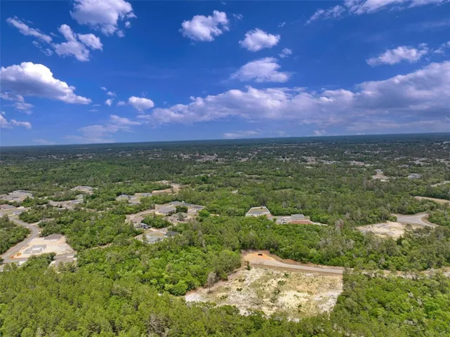 Overall view of subject property and surrounding area facing northeast
