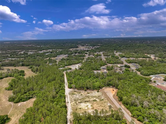 Overall view of subject property and surrounding area facing north