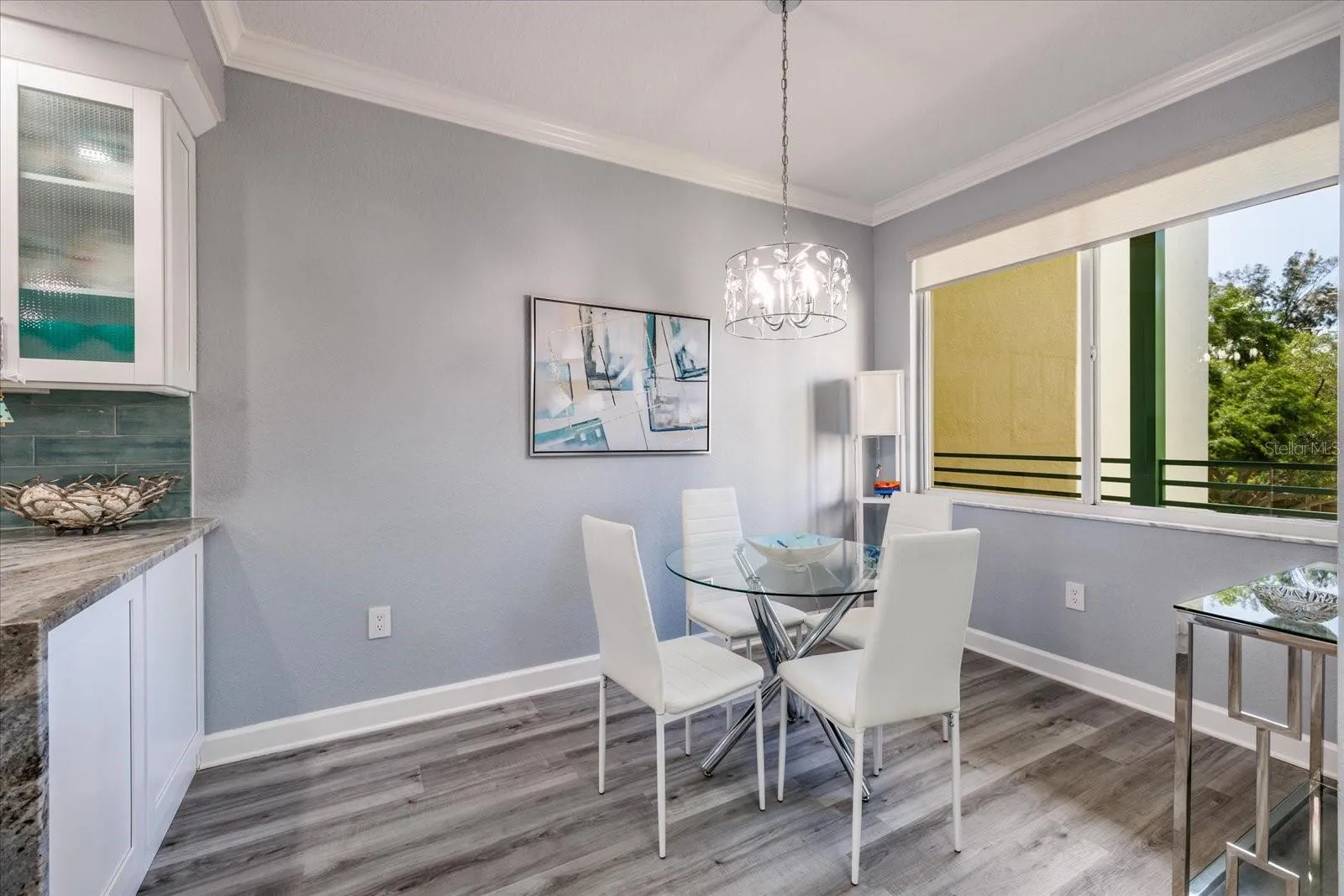 Dining Area with big picture window