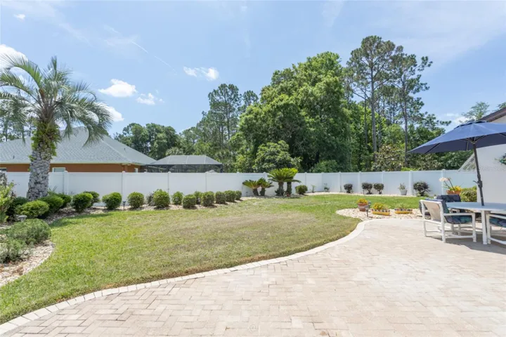Paver patio
