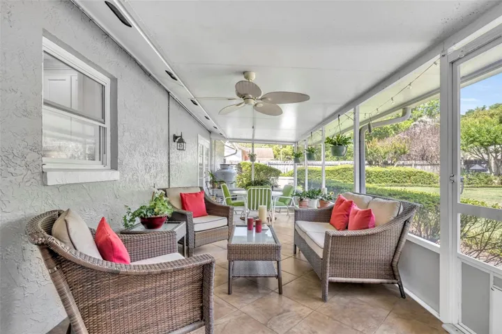 Over 272 SF of Screened-in Outdoor Living