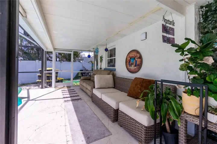 Lanai (screened porch) by pool