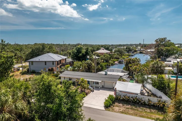 Aerial view of home