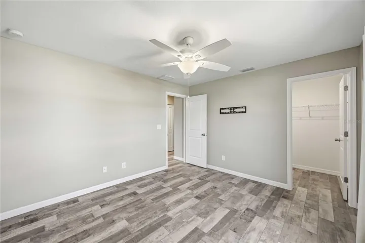 Bedroom 3 with walk in closet