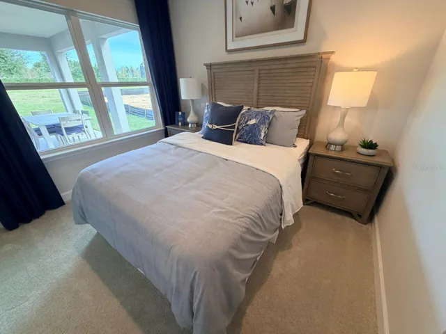 First floor Bed #1 - staged