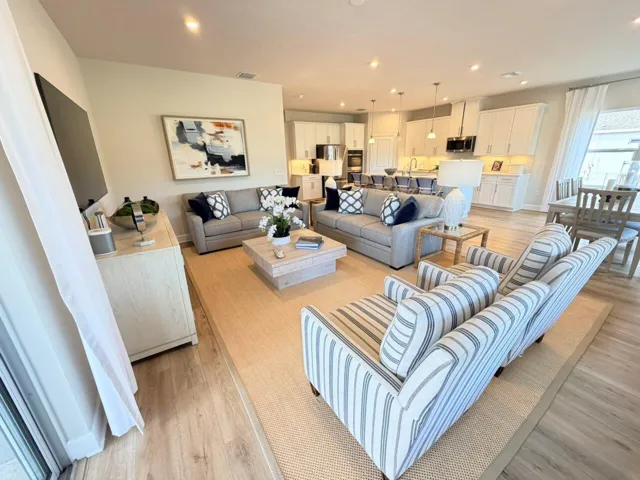 Family room - staged