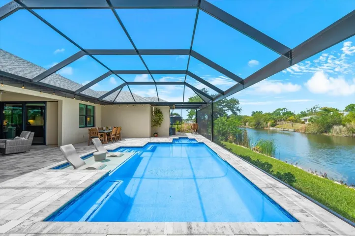 Abundance Of Poolside Water Features