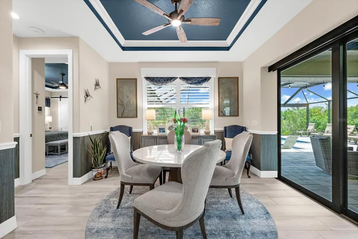 Bright And Refined Dining Space