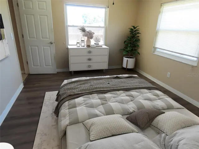 Virtually staged