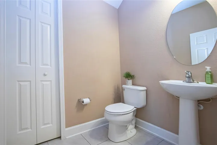 Downstairs half bath