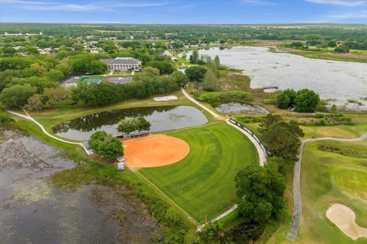 Soft ball field