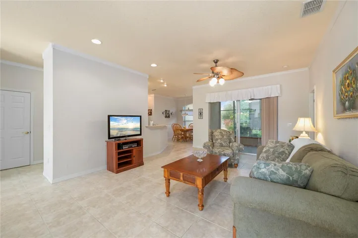 Living Room, 8' sliders to Lanai