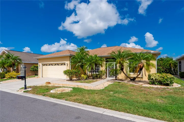 Mature landscaping front and back