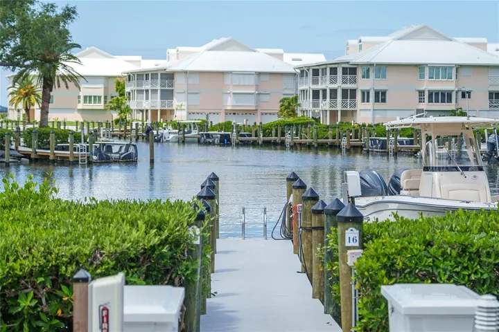 View of the Placida Harbour docks