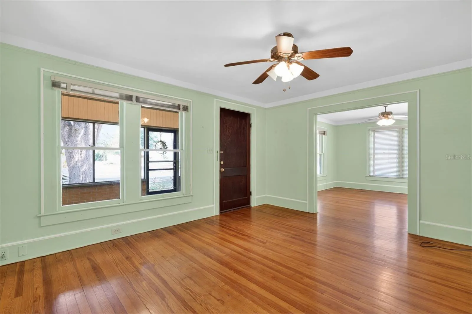 Living Room w/Front window and Front Door