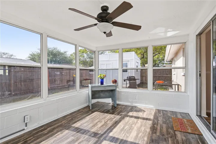Glass Enclosed Florida Room