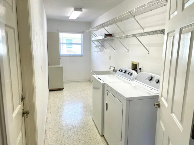 Large inside Laundry room