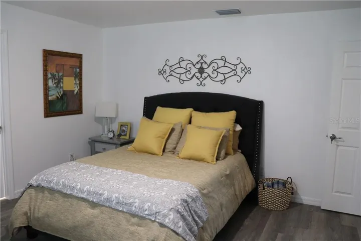 Model home primary bedroom