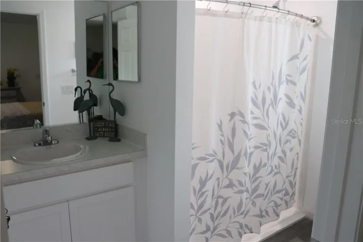 Model home primary bathroom