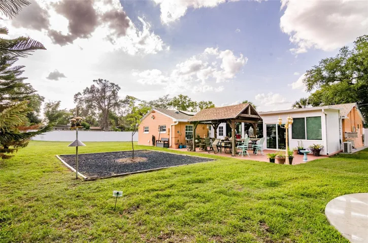 Spacious backyard situated on a 0.43-acre lot, offering plenty of room for outdoor living and entertaining.