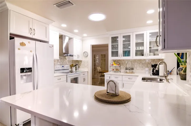 Skylight in the kitchen, allowing natural light to fill the space.