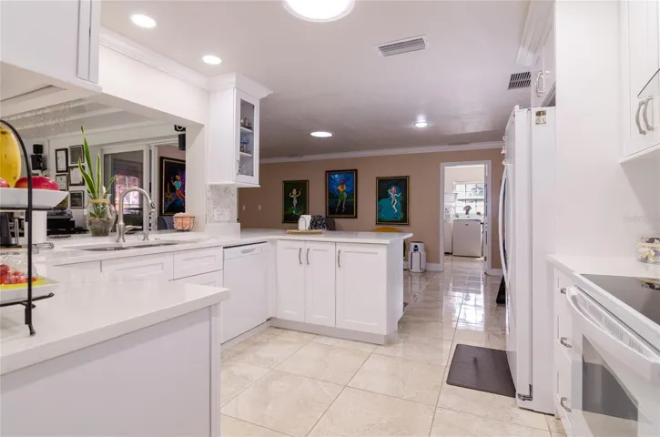 Skylight in the kitchen, allowing natural light to fill the space.