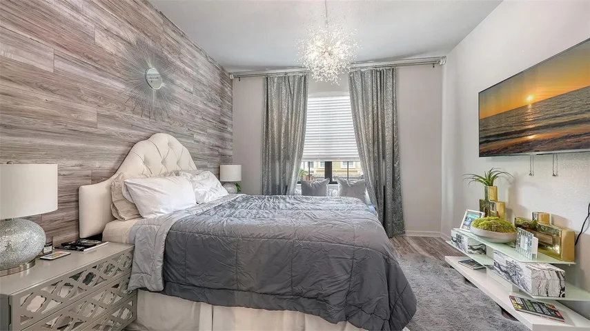 Guest Bedroom 1 with walk in closets