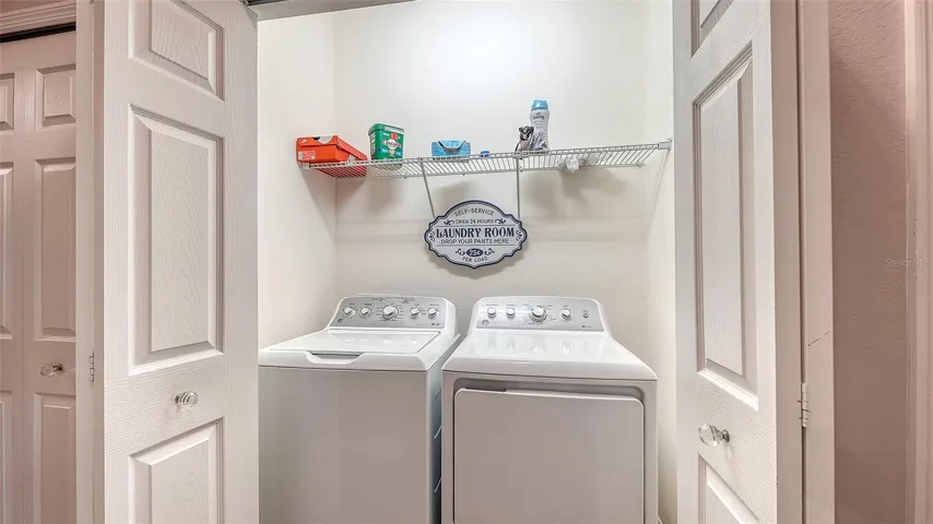 Convenient 2nd floor laundry