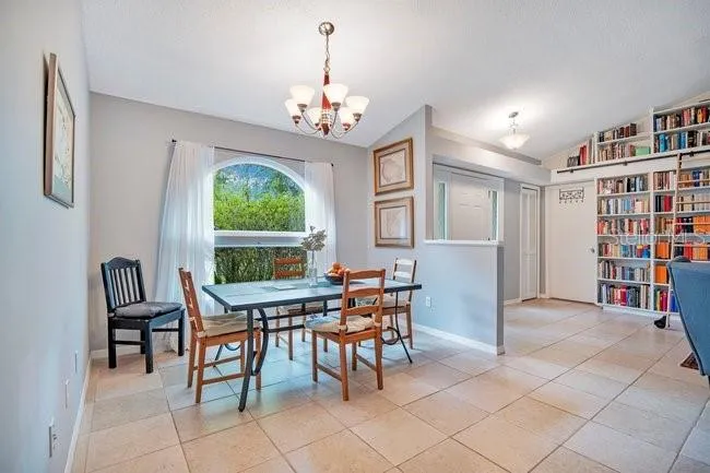 Spacious dining room adjoining the living room—ideal for entertaining.