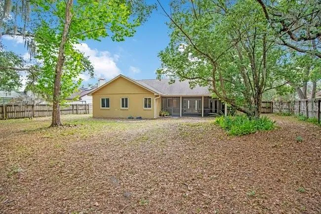 Spacious backyard ideal for outdoor living.