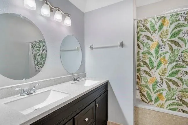 Second bathroom ideally situated between Bedrooms 2 and 3 for convenience.