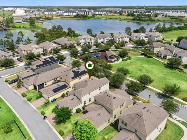 Home facing the park, playground and green space.