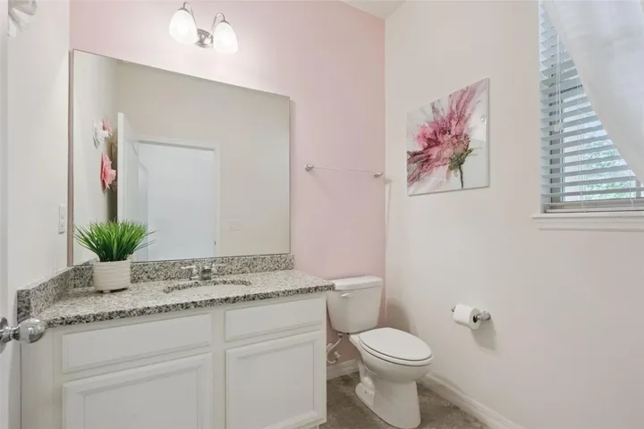 Powder Room downstairs at entrance