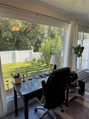 Florida Room / Office before seller moved