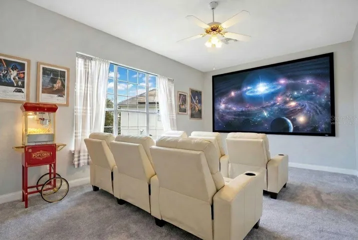 Virtually staged bonus room