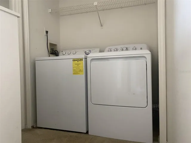 Laundry Closet on 2nd Floor