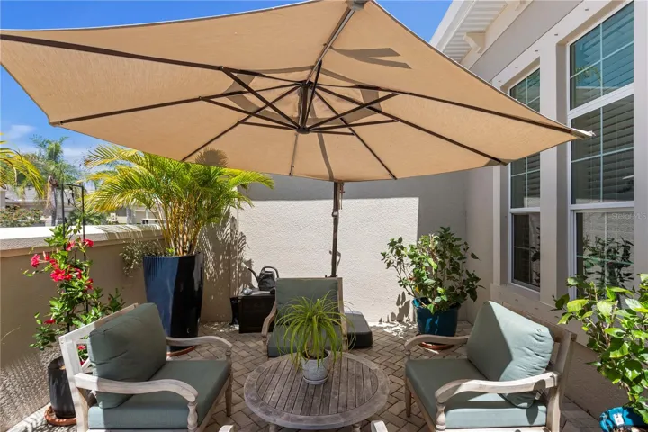 Private Front Courtyard