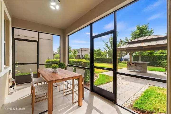 Enclosed Lanai with pet Protection installed
