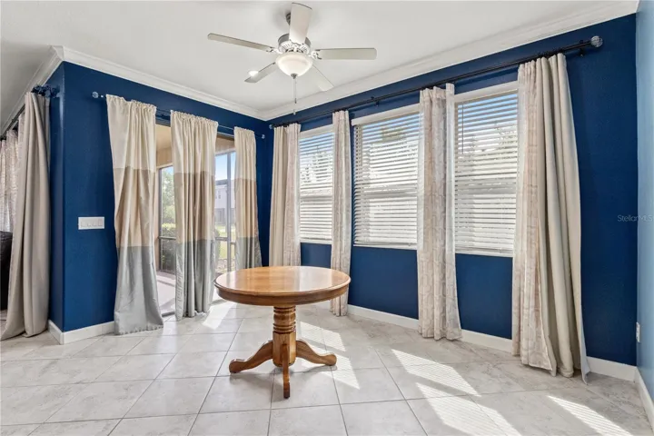 Dinning Room with windows and sliding doors