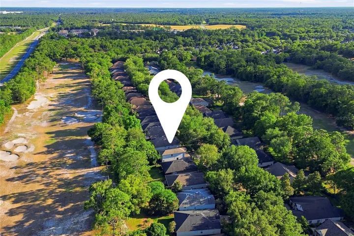 Located on the 5th fairway on the golf course