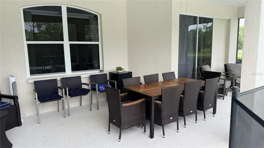 Patio sitting area