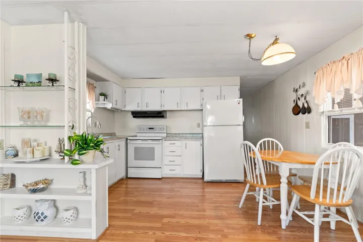 Kitchen with dining area