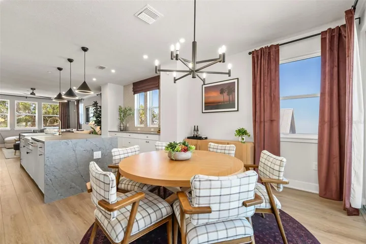 Model dining room
